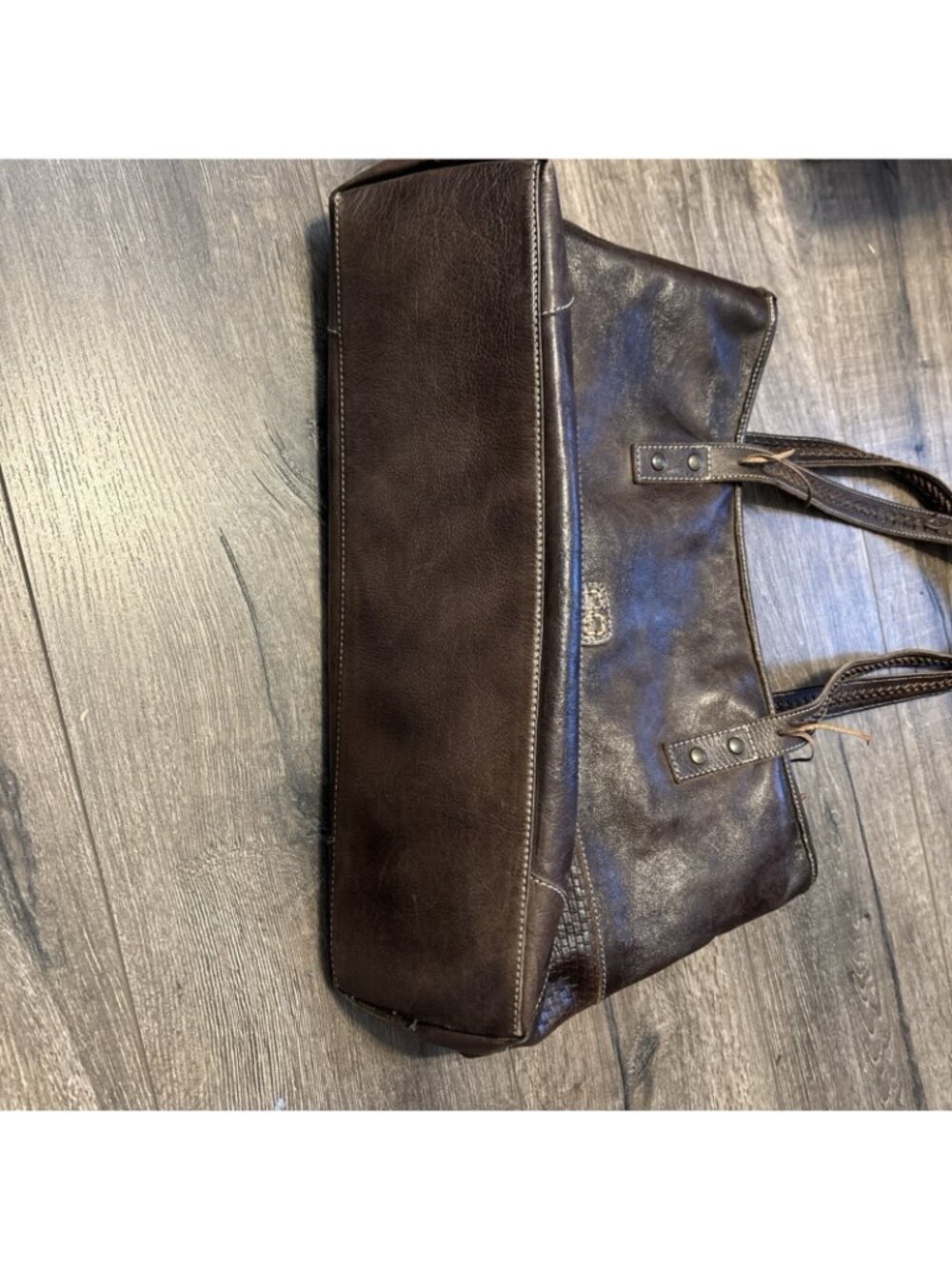 Bed Stu Custom Tote - similar to Rockaway and Stevie - Rich Brown - Picture 3 of 16